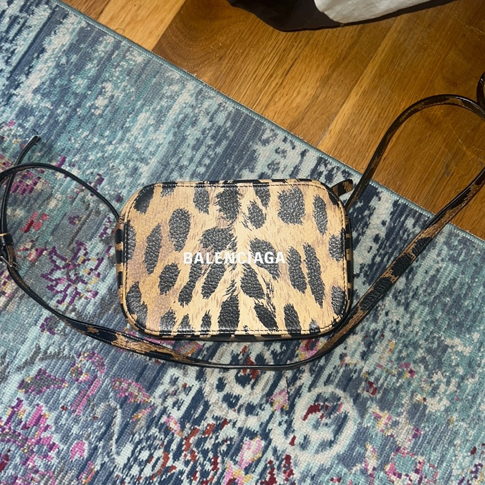 Balenciaga cross body camera bag
